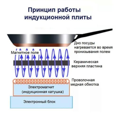 Какая посуда подходит для индукционных плит?