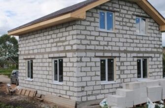 Кухня в доме из пеноблоков